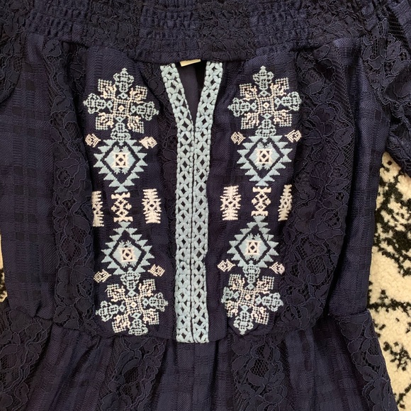 Off the Shoulder - Long Sleeve Romper - Picture 3 of 4